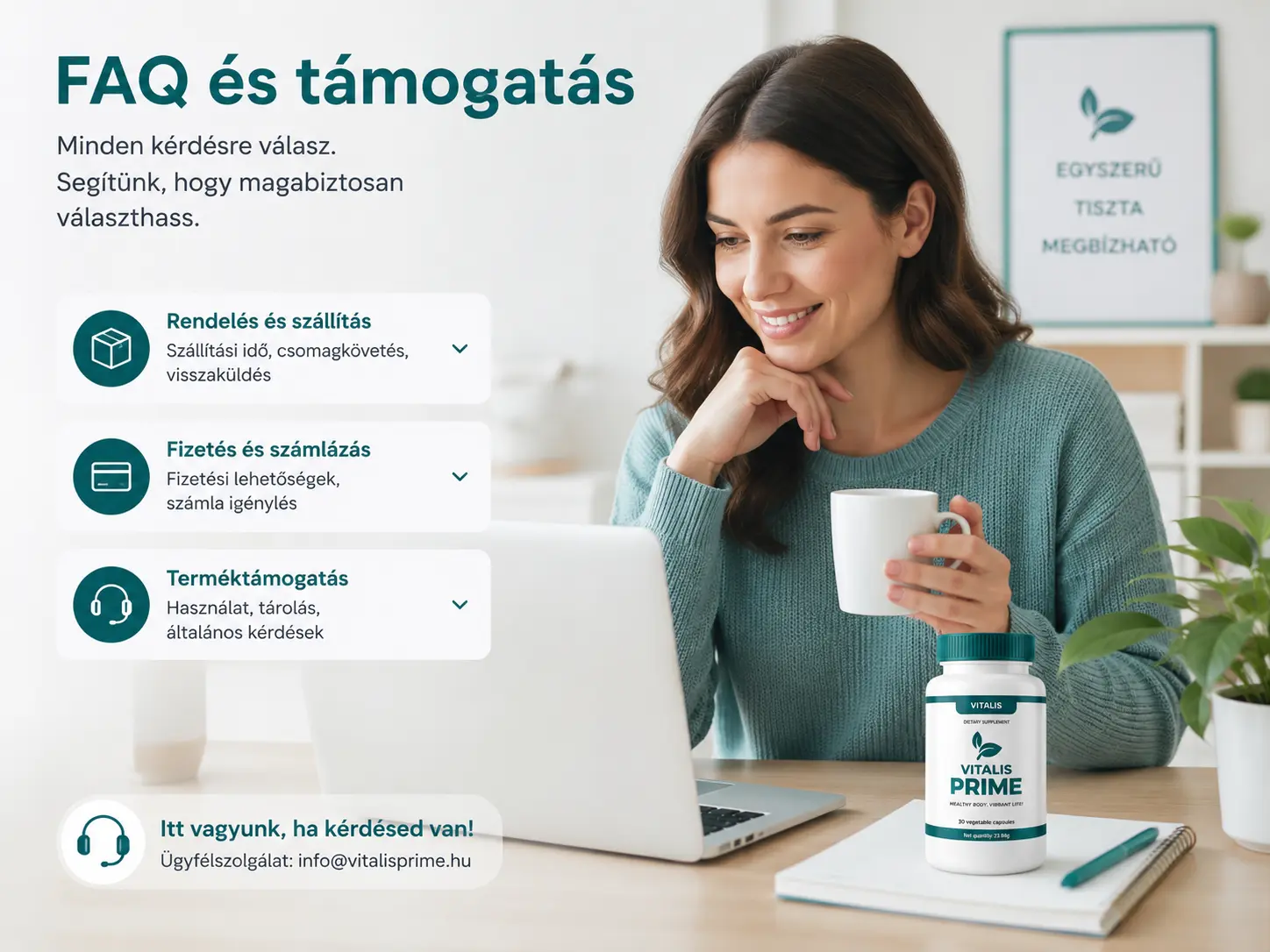 Segítség a Vitalis Prime csomag kiválasztásához és a rendeléshez