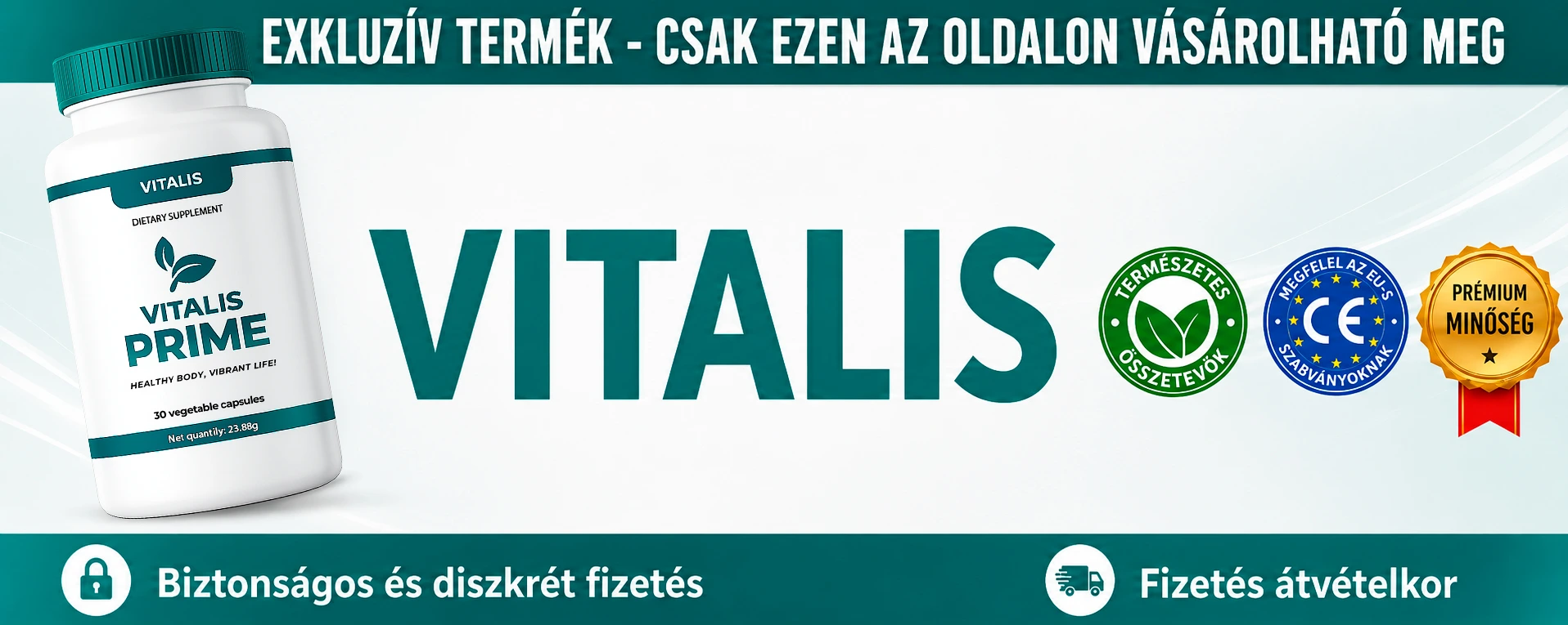Vitalis Prime biztonságos rendelés és utánvétes fizetés
