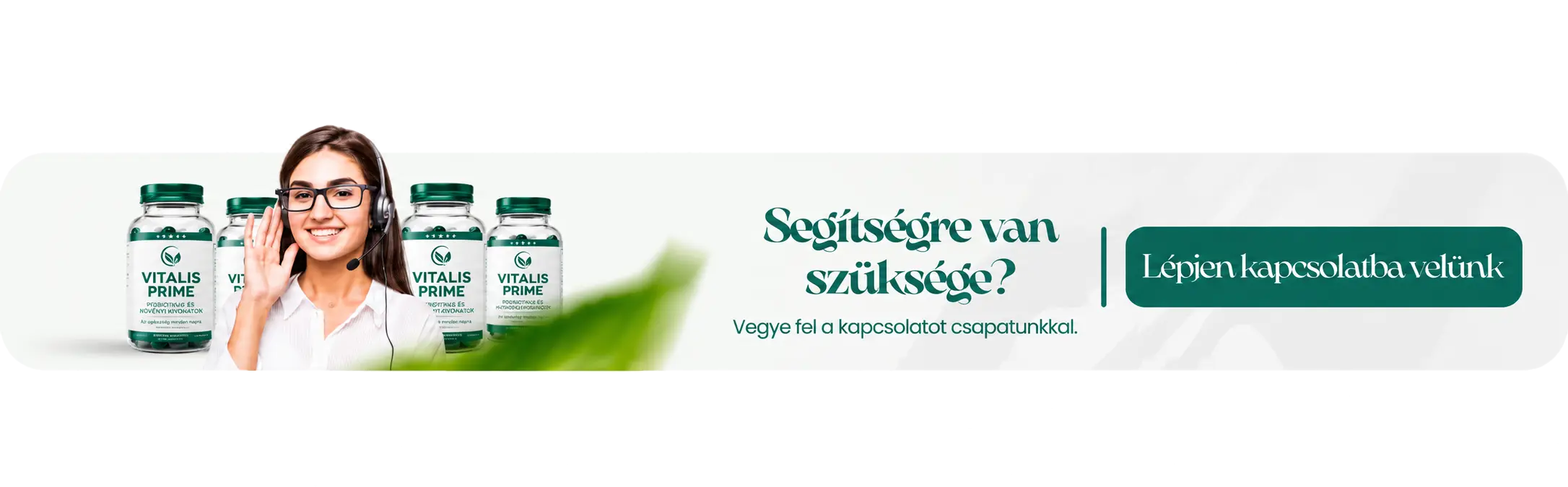 Contact support banner